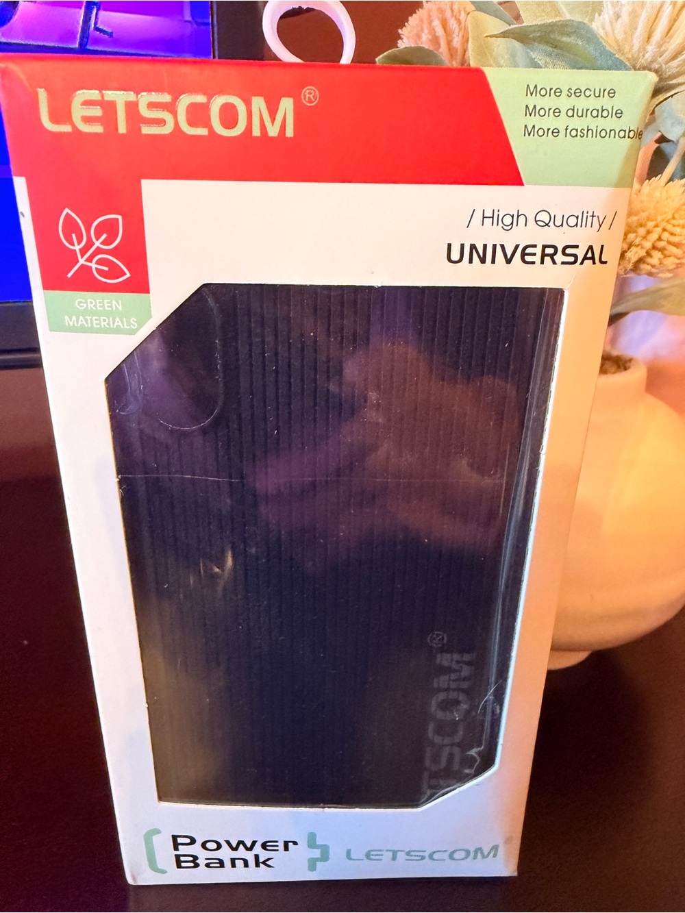 LETSCOM Universal Power Bank – Black